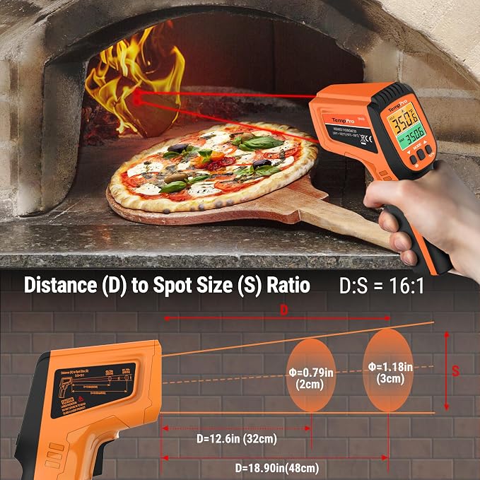 TempPro TP450 2 Laser Temperature Gun - Image 3