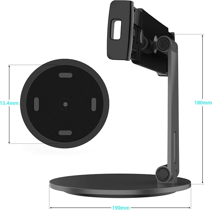 Stouchi 12.9 iPad Stand, 360 Swivel Base Tablet Holder - Image 5