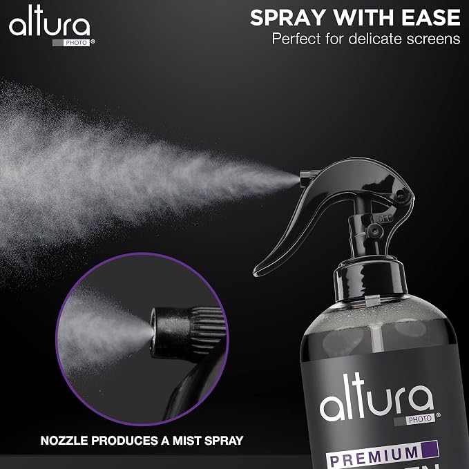 Screen Cleaner Spray & Wipe Kit Computer Screen Cleaner + 2 Microfiber Cleaning - Image 5