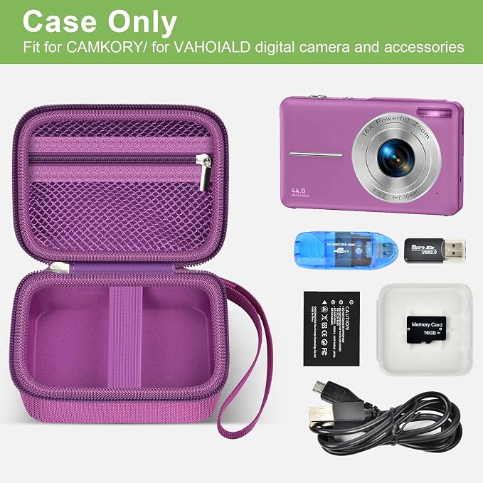 Case Compatible with CAMKORY Digital Camera/for VAHOIALD FHD 1080P Digital - Image 2