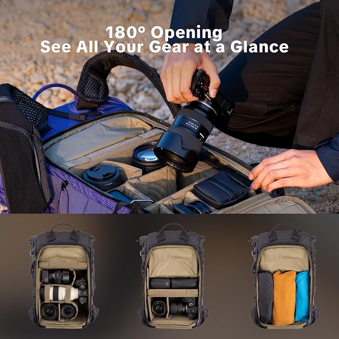 PGYTECH OnePro Ultralight Camera Backpack, Expandable Camera Bag 20L - Image 7