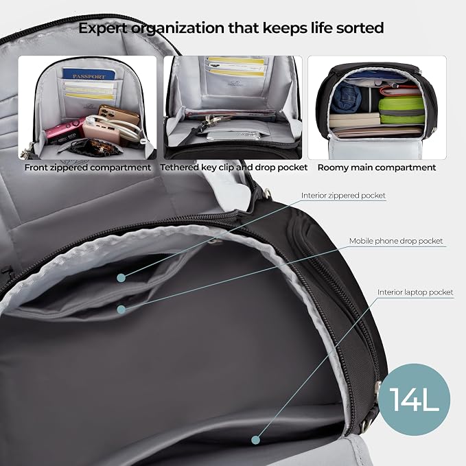 Travelon Anti-Theft Classic Backpack - Image 7
