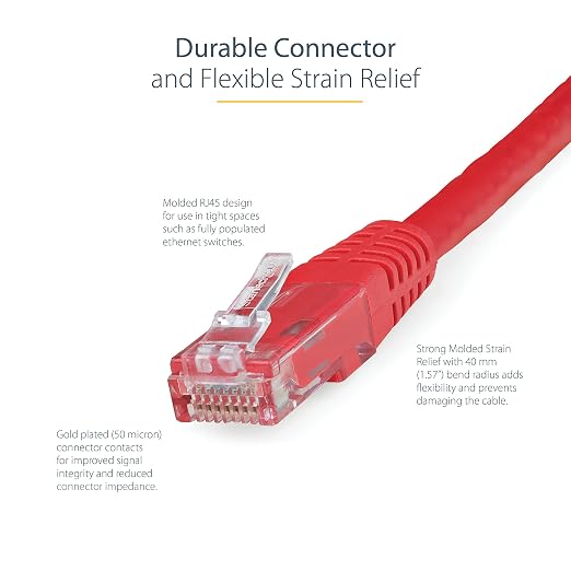 StarTech 6ft CAT6 Ethernet Cable - Image 3