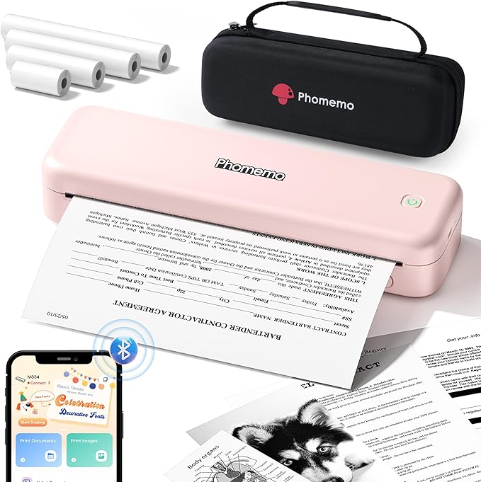 Phomemo Portable Printers Wireless by Phomemo