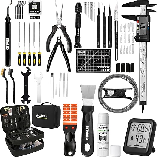 76pcs 3D Printer Tools Kit by INTARSIO3D