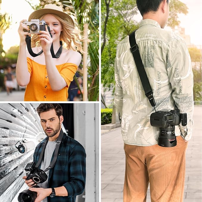 FIEIL Camera Strap with Quick Release Plate, Adjustable Camera Neck Strap - Image 9