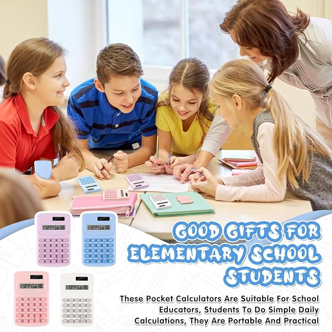LEIFIDE 24 Pack Pocket Calculator Small Bulk Basic 4 Function Calculator 8 - Image 4