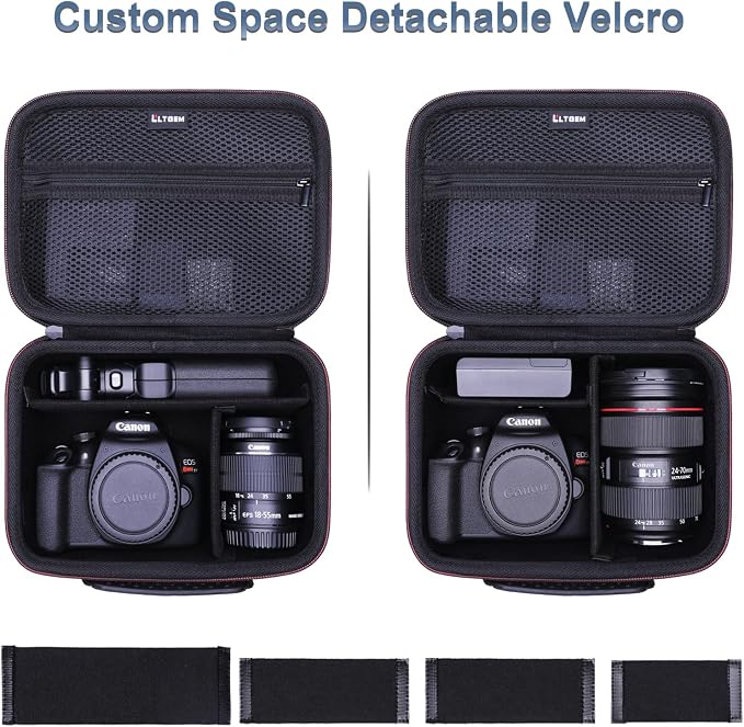 Camera Case Compatible with Canon EOS Rebel T7/R50/R6 Mark II/R100/R50 - Image 2