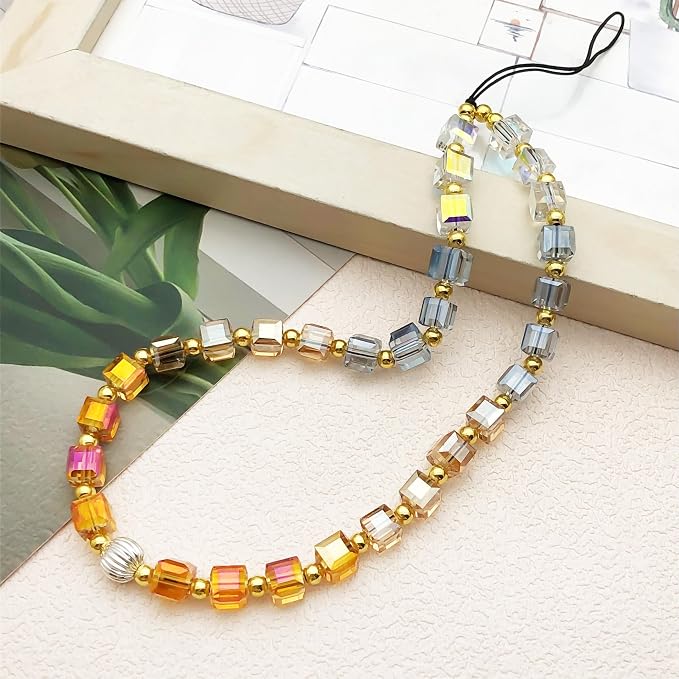 Beaded Camera Wrist Strap Cute Digital Camera Charm Lanyard Phone Chain - Image 3