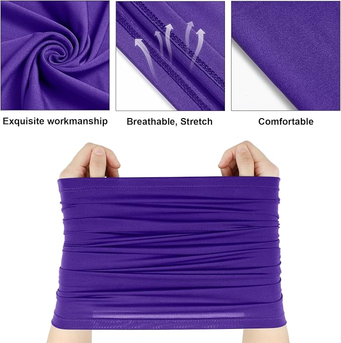 Geyoga 6 Pieces Summer UV Protection Cooling Neck Gaiter Face Clothing Neck - Image 5