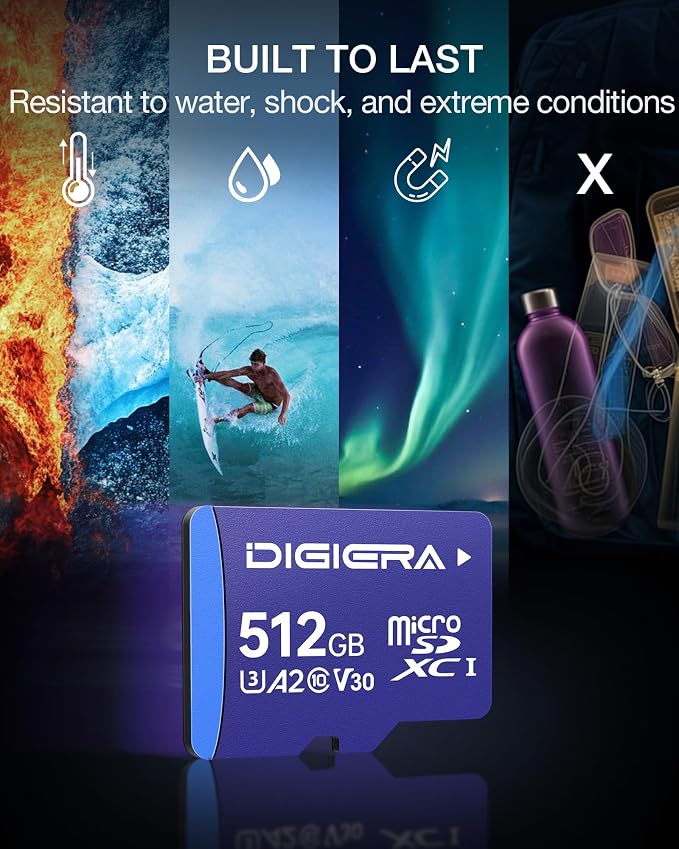 DIGIERA 512GB LT100 microSDXC UHS-I Memory Card - Image 8