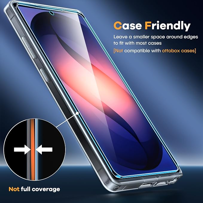 AACL 3-Pack for Samsung Galaxy S26 Ultra Screen Protector Tempered Glass - Image 5