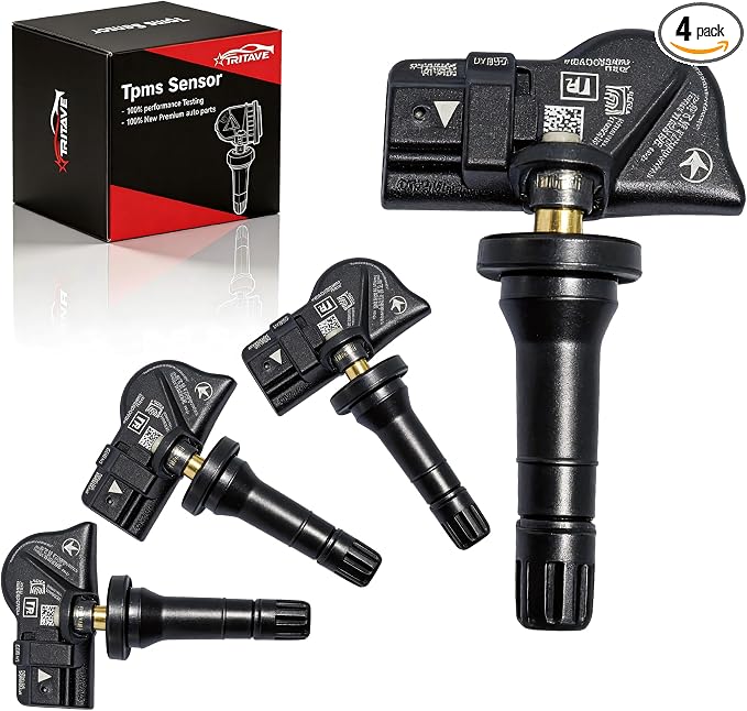 TPMS Sensor 4PCS 433MHz Tire Pressure Monitoring Sensor Compatible by TRITAVE