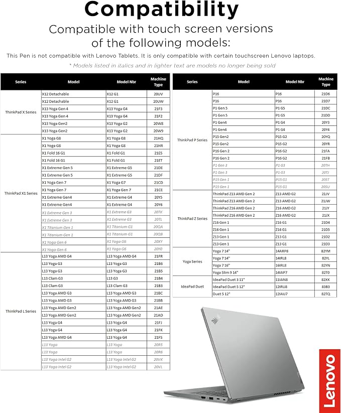 Lenovo Precision Pen 2 – USB-C Charging – Tilt Recognition – Pen is Only - Image 5