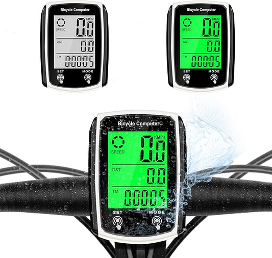 Bike Computer and Bicycle Odometer Wired MPH KM/H Bike Speedometer by Hilceriy