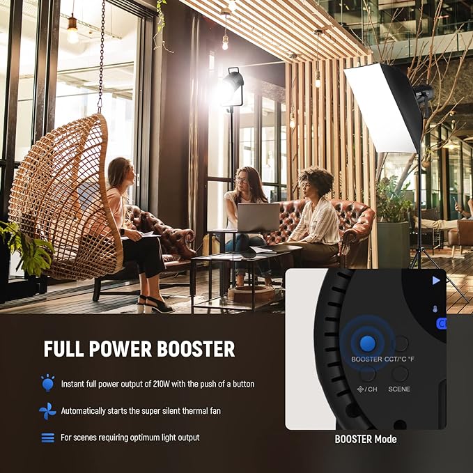 NEEWER CB200 210W LED Video Light - Image 6