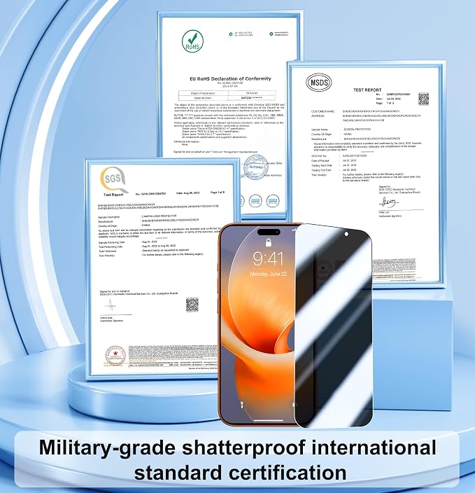 QHOHQ 3 Pack Privacy Screen Protector - Image 5