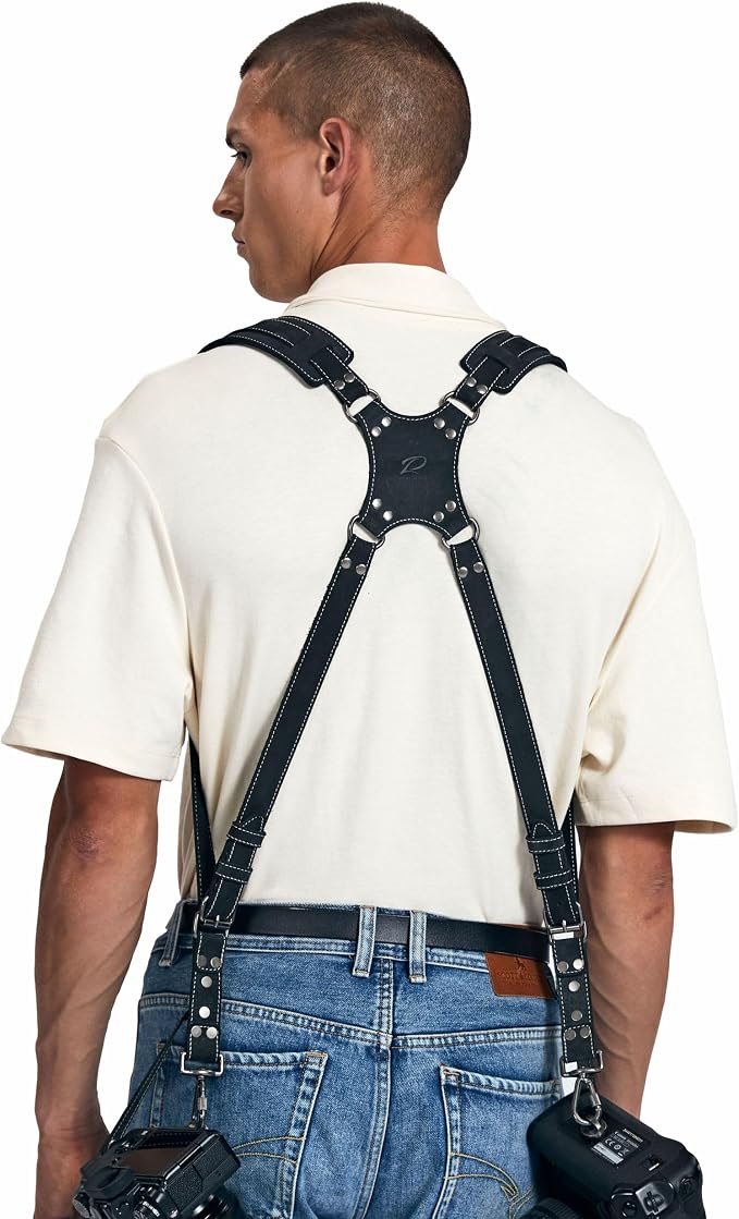 Padwa Lifestyle Black Frosted Dual Camera Harness Strap - Image 5