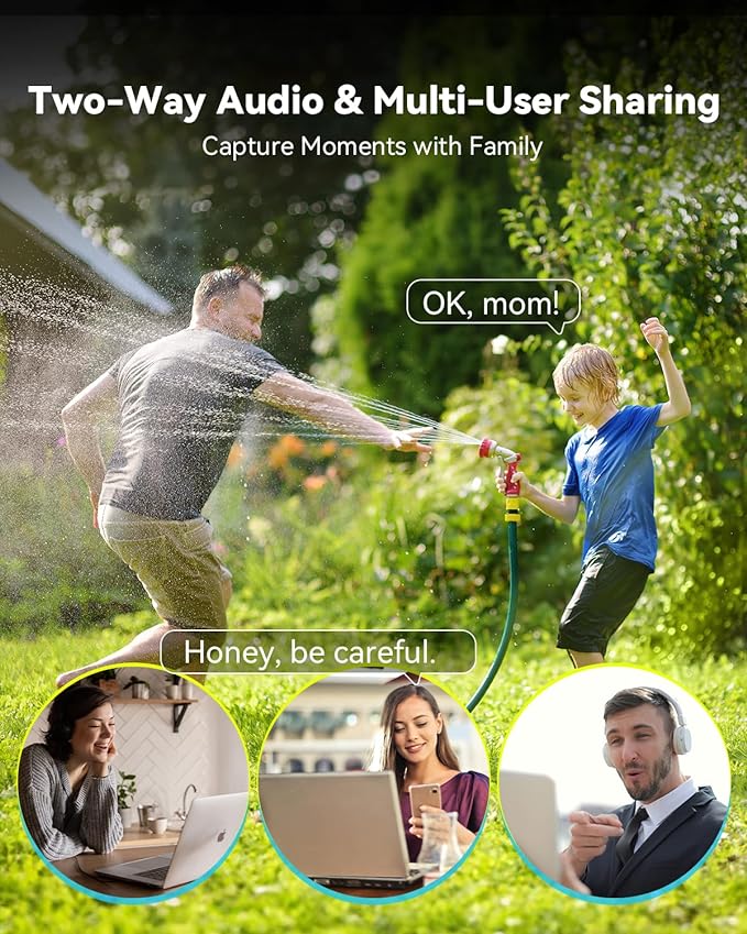 blurams 2K Security Camera Outdoor, 360° PTZ Outside Cameras - Image 2