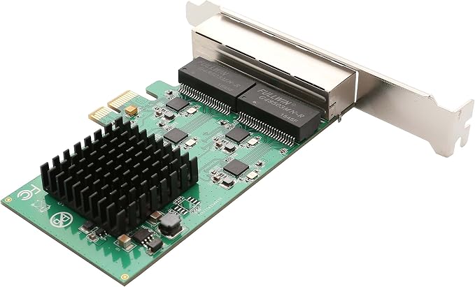 4 Port Quad Gigabit Ethernet PCI Express 2.1 PCI-E x1 Network Interface Card - Image 4