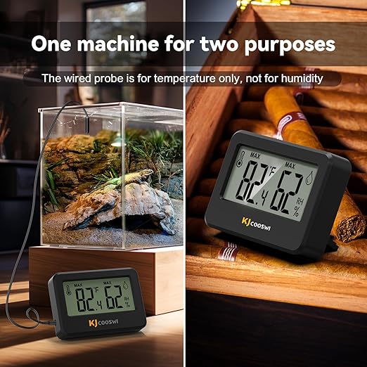 4PCS Mini Digital Hygrometer and Thermometer Reptile Thermometer - Image 5