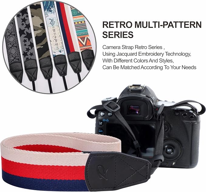 Padwa Lifestyle Stripes Camera Strap - Image 7