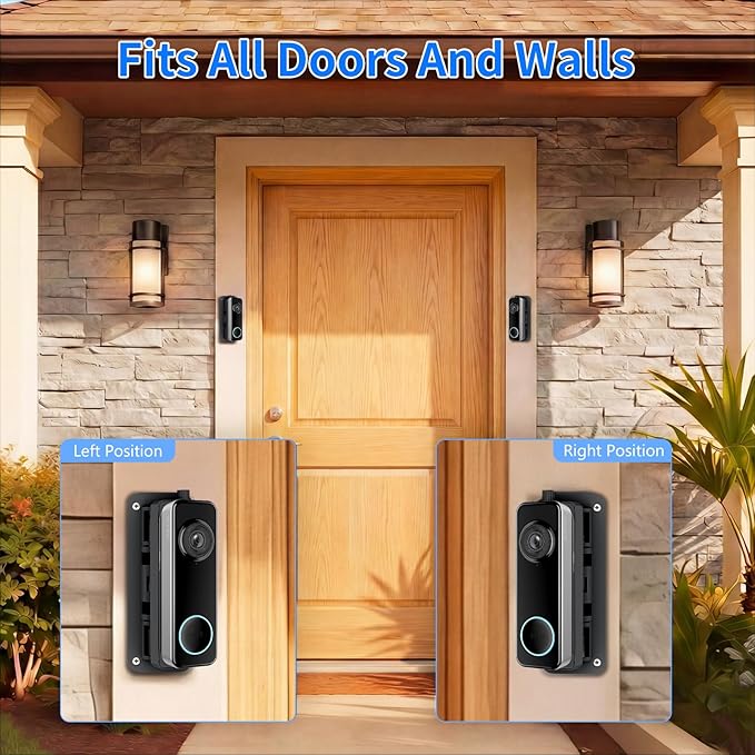 Doorbell Mount for Wyze Battery Video Doorbell and Video Doorbell v2, 35-145° - Image 4