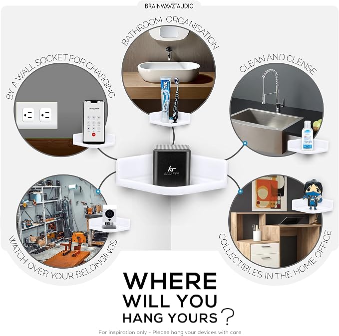 BRAINWAVZ Mini Corner Shelf Mount - Image 8