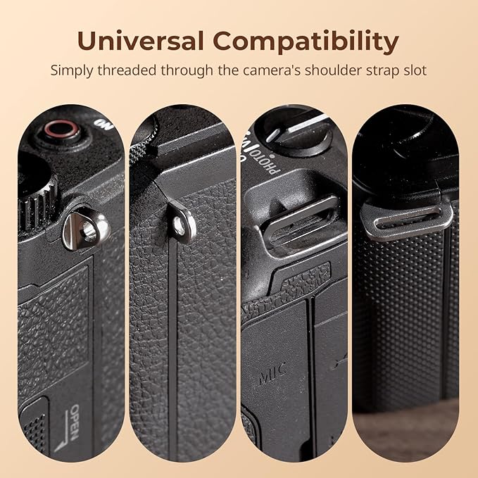 SMALLRIG Universal Leather Camera Neck Shoulder Strap - Image 7