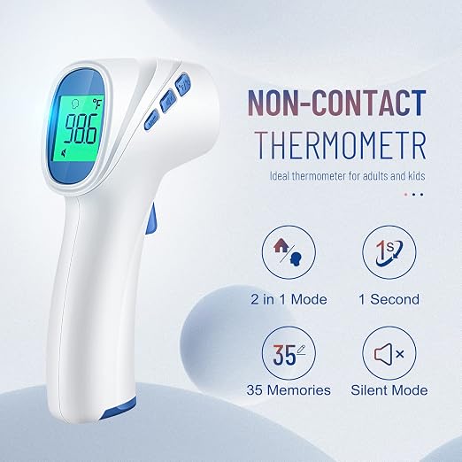 Forehead Thermometer for Adults and Kids, Digital Baby Thermometer - Image 2