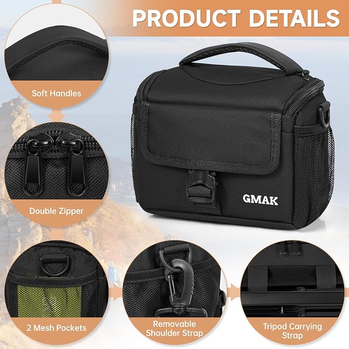 Camera Carrying Bag, Anti-Shock Camera Case Bag - Image 2