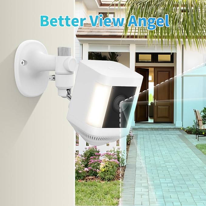 2Pack Wall Mount Bracket for Ring Spotlight Cam Battery Spotlight Cam Plus/Pro - Image 6