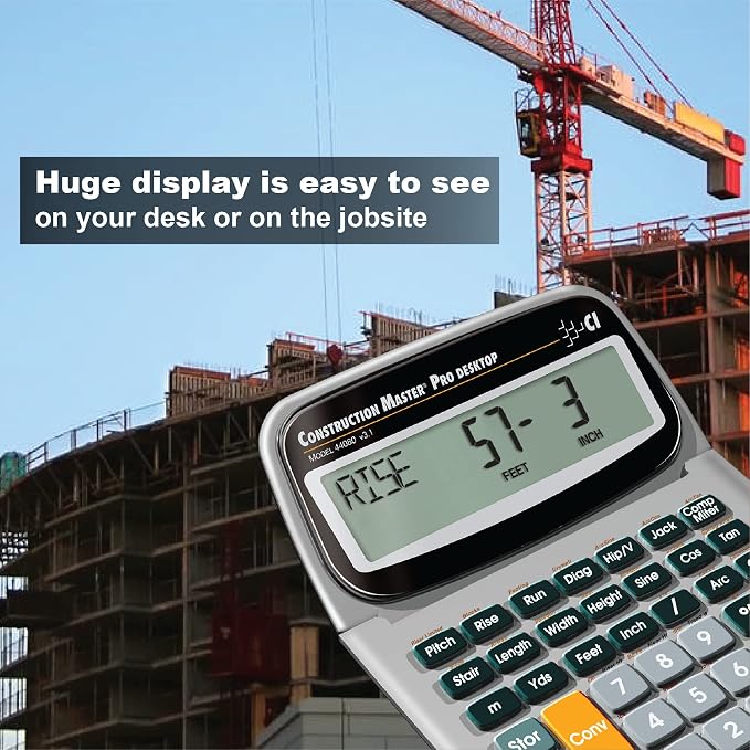 Calculated Industries 44080 Construction Master Pro-Desktop Advanced - Image 5