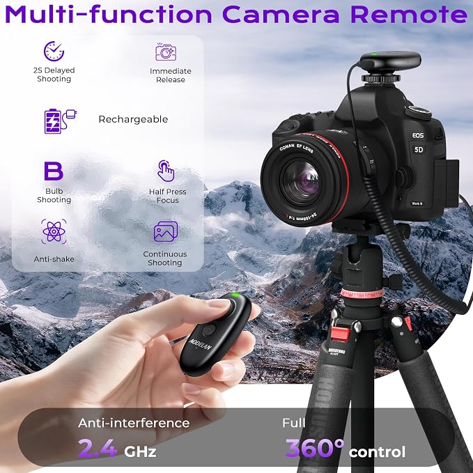 for Panasonic Camera Rechargeable Remote Shutter Release - Image 2