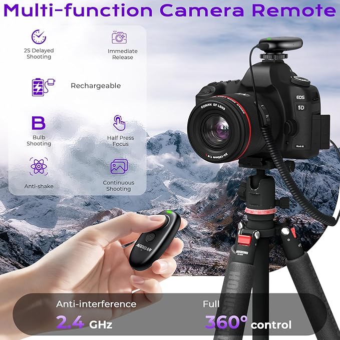 for Canon Rechargeable Camera Remote Shutter Release - Image 2