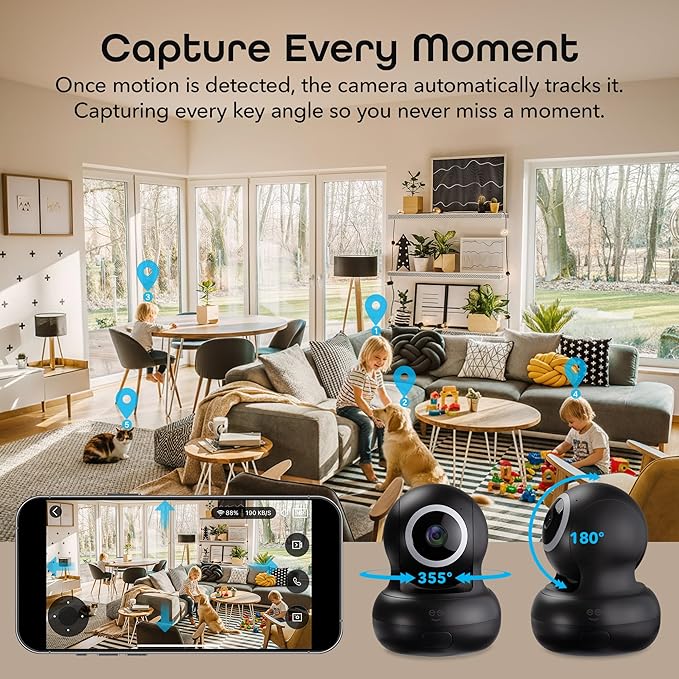 Geeni Sentinel Smart 2K Indoor Security Camera - Image 4