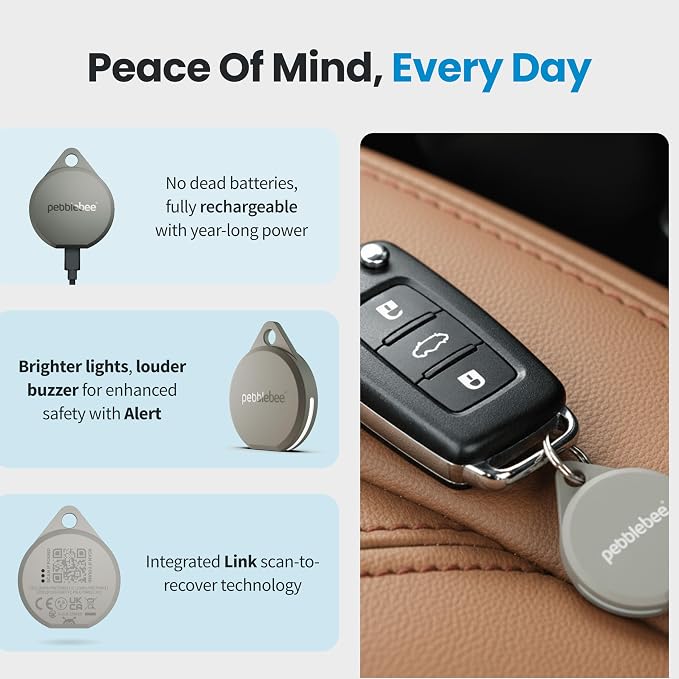 Pebblebee Clip 5 | Rechargeable Bluetooth Tracker Tag - Image 8