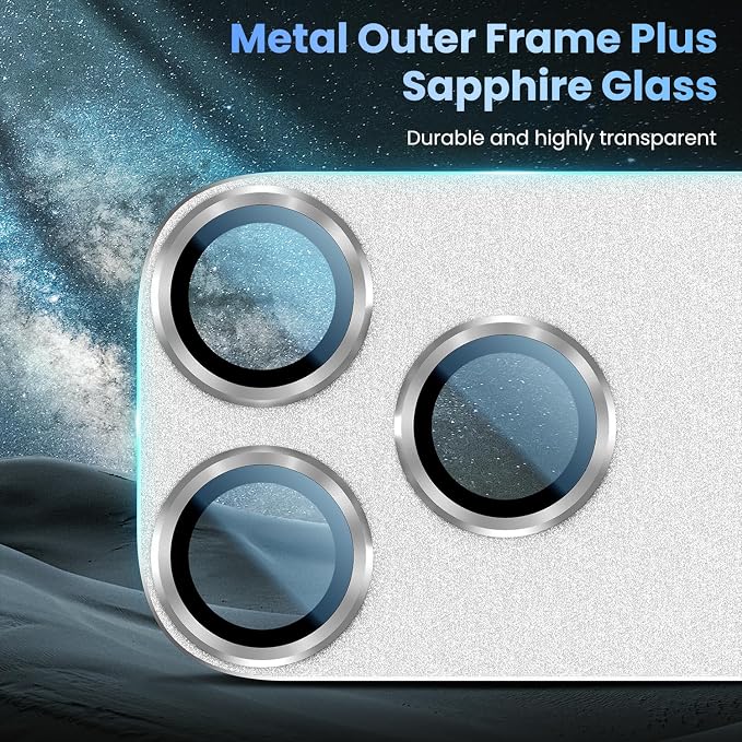 Uyiton Compatible with iPhone 17 Pro Camera Lens Protector - Image 5