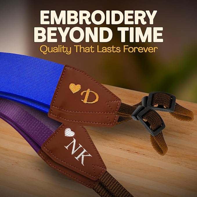 Art Tribute Custom Royal Blue Camera Strap - Image 6