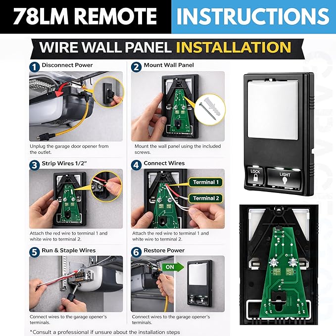 2X Multi-Function Wall Keypad Control Panels - Image 4