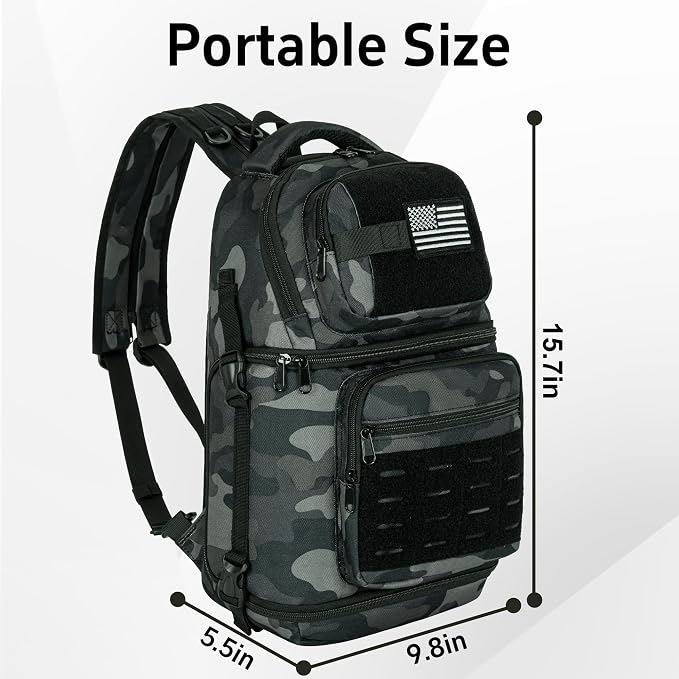 TORIBIO Camera Sling Bag, DSLR/SLR/Mirrorless Camera Bag - Image 7