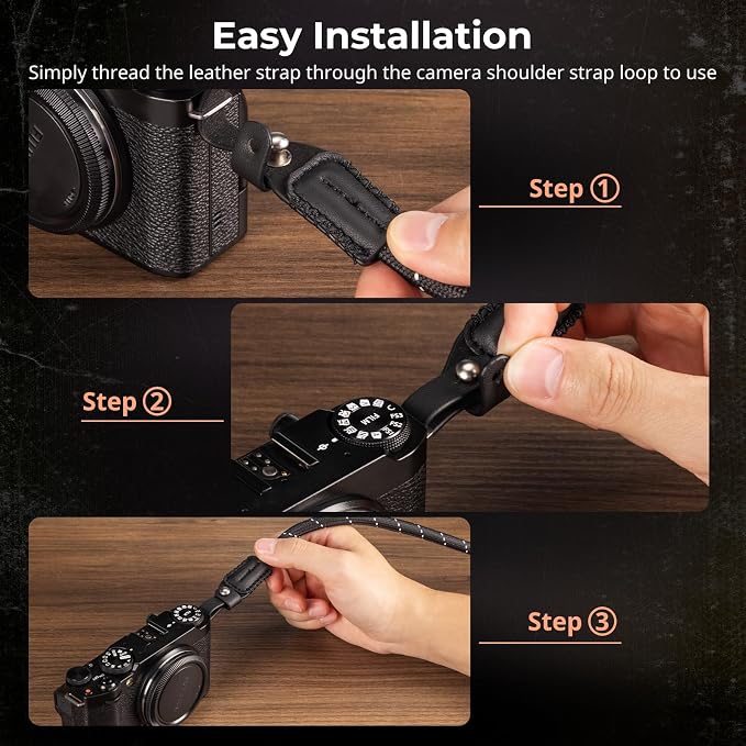 SMALLRIG Rope Camera Neck Shoulder Strap, Adjustable Braided Shoulder Strap - Image 5