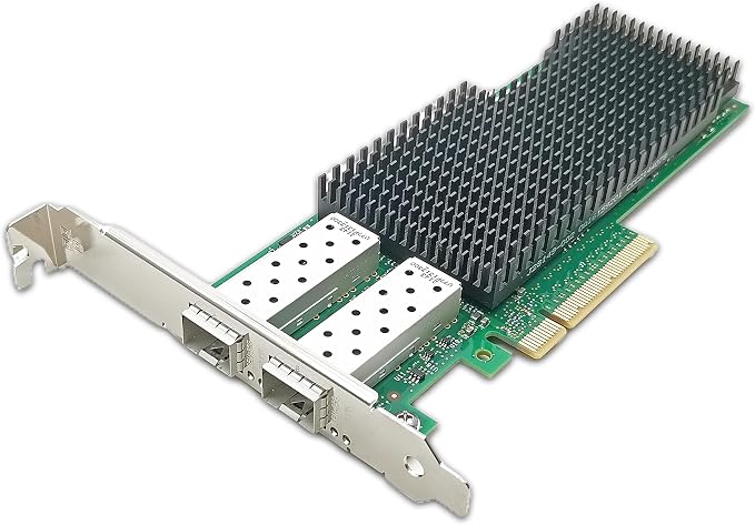 10/25Gb Dual Converged Network Card, 25gigabit Ethernet Interface Adapter 2 x by Lemspum