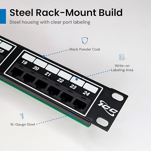ICC Voice 8P2C Telco Patch Panel - Image 7