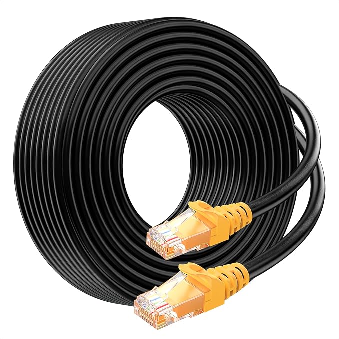 Cable Matters 10Gbps Pure Copper 24 AWG Cat 6A Ethernet Cable - 150ft by CableMatters