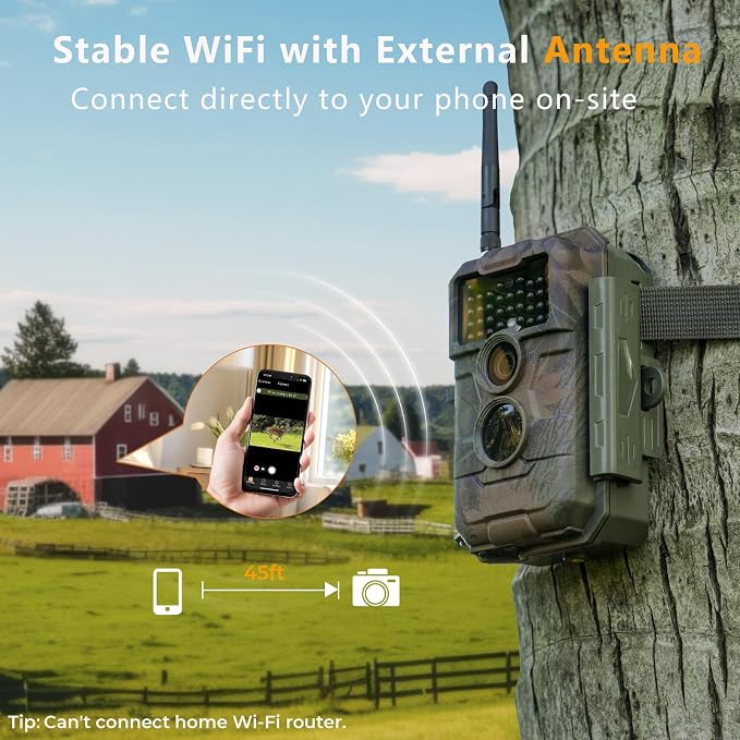 GardePro E6 WiFi Trail Camera, Stable WiFi - Image 2