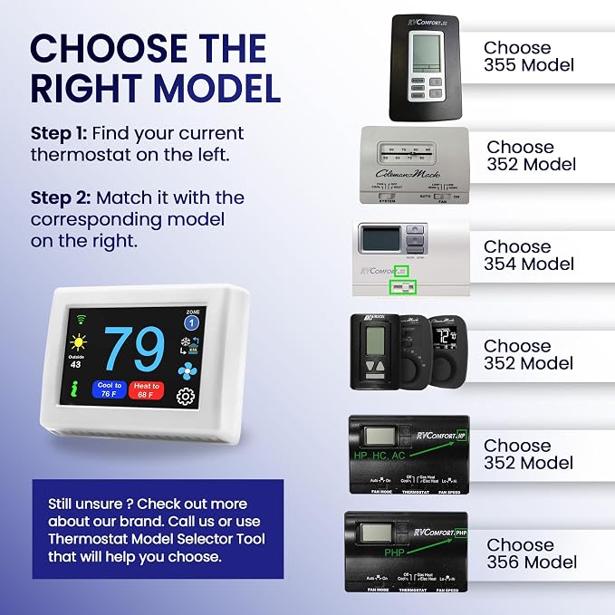 MICRO-AIR EasyTouch Digital RV Thermostat Replacement - Image 3