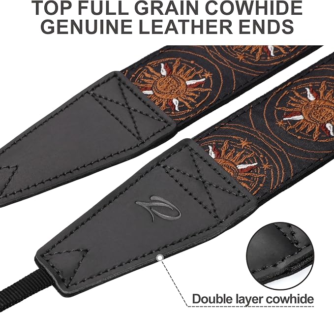 Padwa Lifestyle Brown Sun God Camera Strap - Image 2