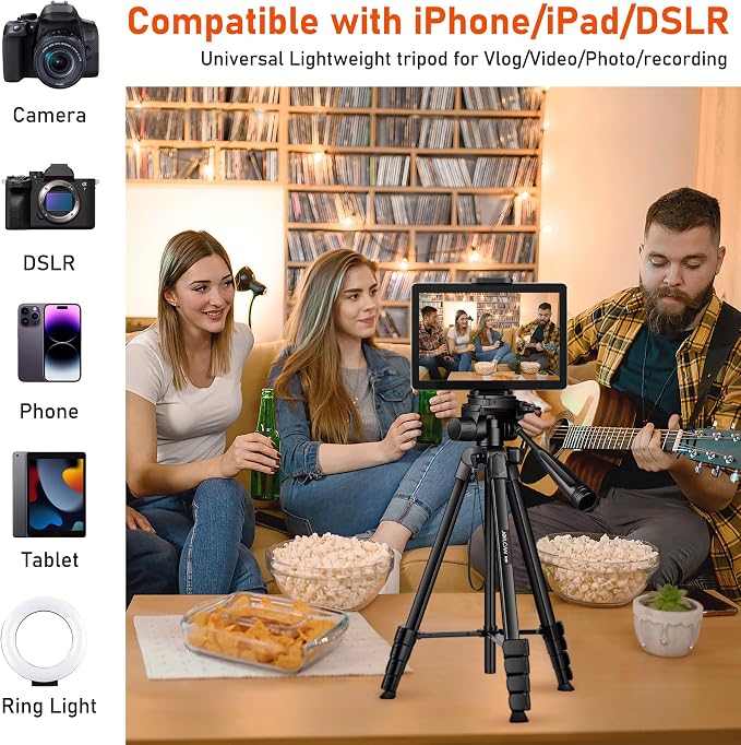 JOILCAN Camera Tripod, Travel Tripods Compatible - Image 3