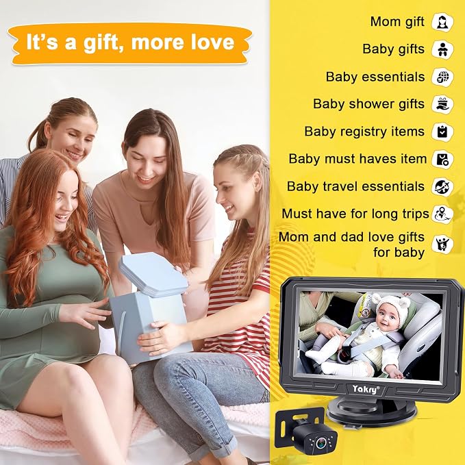 Yakry Baby Car Camera for Backseat - Image 6